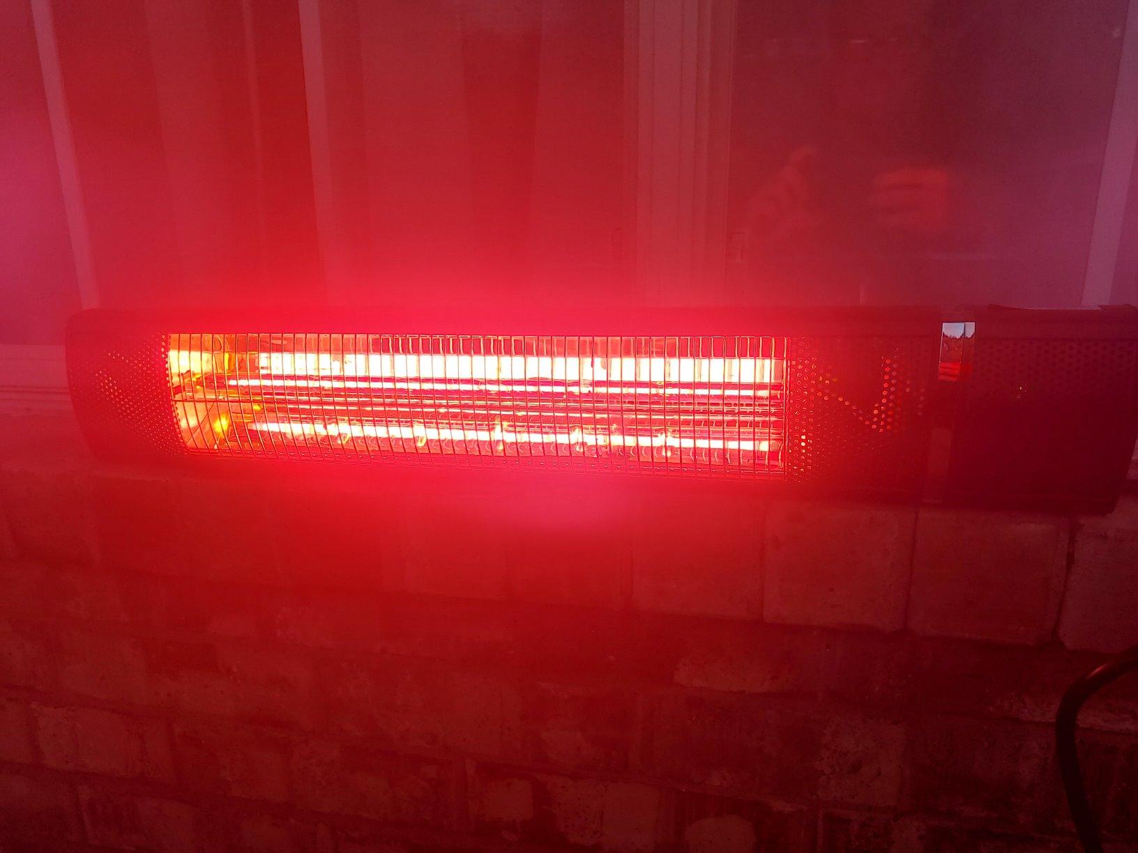 20/mo Finance Electric Patio Heater, 1500W Outdoor Heater [2022