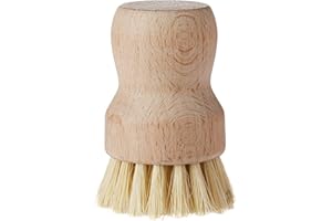 Fox Run Kitchen Brush, Small Dish Brush with Natural Bristles, 3"