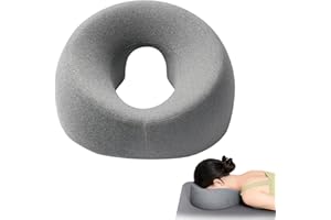 Face Down Pillow Massage Headrest for Bed - Ideal for Stomach Sleeping, Post - Surgery (BBL, Eye Surgery/Vitrectomy) Recovery