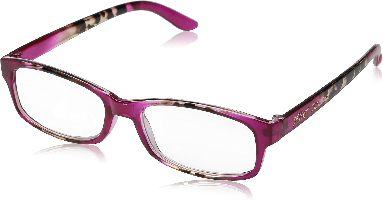 Betsey Johnson Fine Print BJ66824C Square Reading Glasses