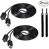 PECHAM 10ft/3M (2-PACK) SNES Classic Controller Extension Cable, Super NES Classic Extension Power Cord for Super Nintendo Classic Edition Controller and Super Nintendo Classic Mini