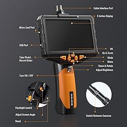 Triple Lens Borescope Inspection Camera, Teslong