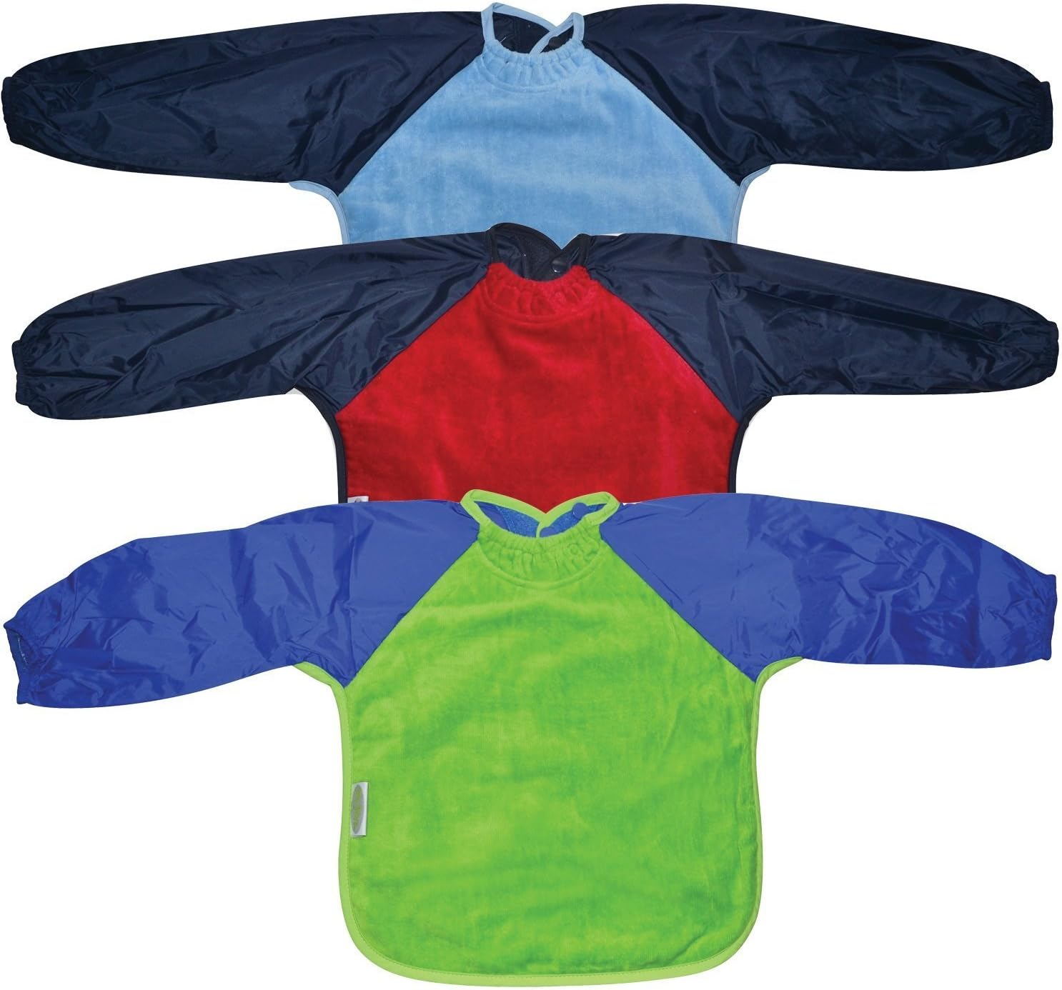 towelling bibs with sleeves