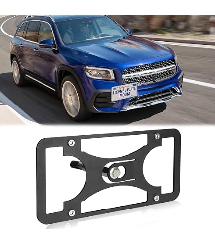 Custom License Plate Pair Of 3D Mercedes-Benz License Plate Frames