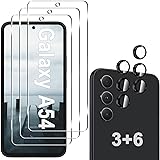[3+6 Pack] Screen Protector for Samsung Galaxy A54