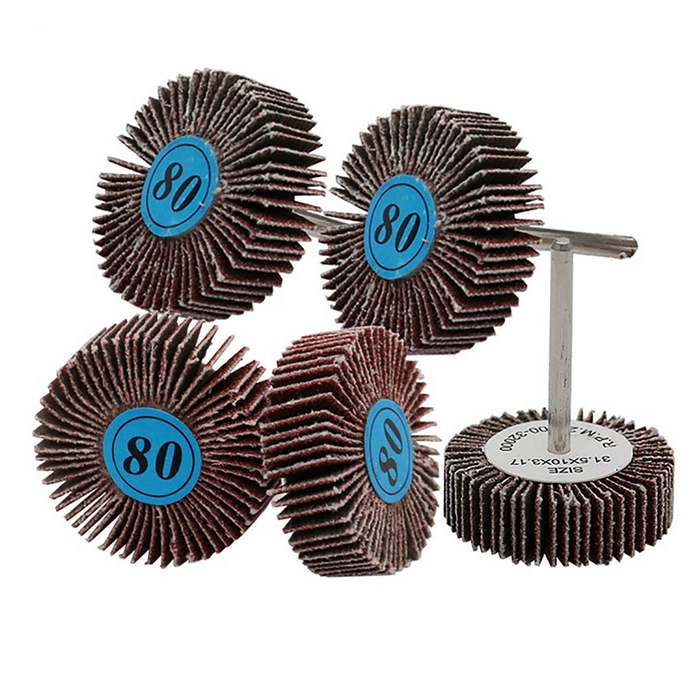 gotyou 20 Pcs Flap Wheel,Dremel Flap Wheel,31.55×10.60×3.08mm,Sanding