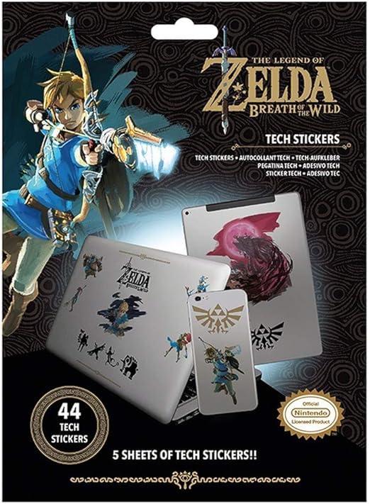Amazon ゼルダの伝説 ゼルダ35周年 Breath Of The Wild Power Tech Sticker 44種類 ステッカー 公式 オフィシャル アイドル 芸能人グッズ 通販