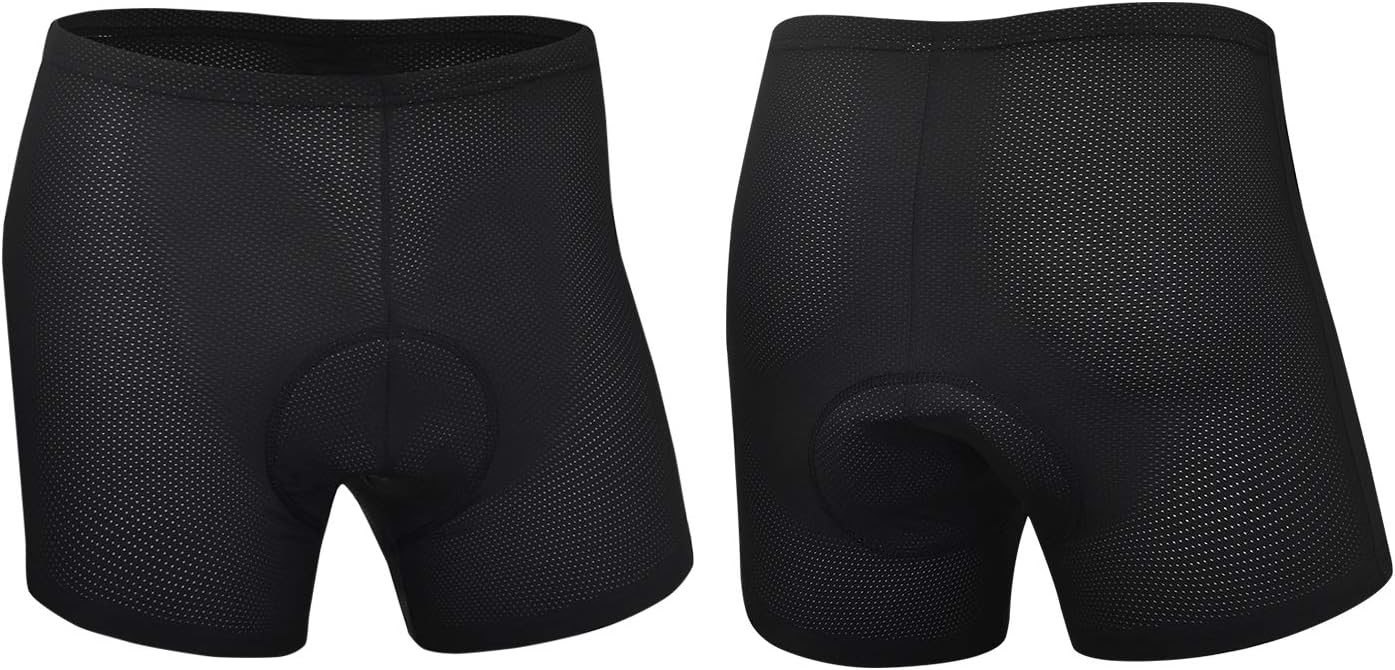 CYCWEAR Men's Cycling Underwear Shorts 3D Gel Padded Bike Undershorts MTB Bicycle Underwear: Clothing