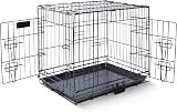 FurDreams 30 inch Folding Dog Crate Medium Dogs Heavy-Duty Metal Cage view 2