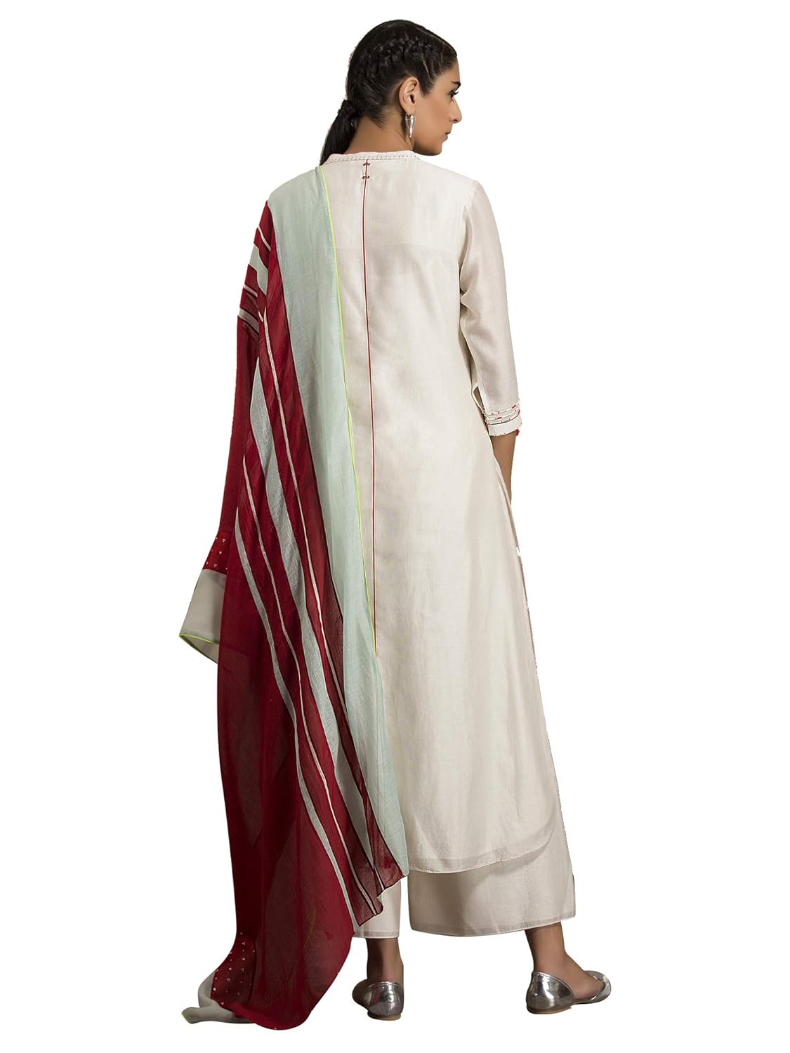 am pm women's silk trouser suit