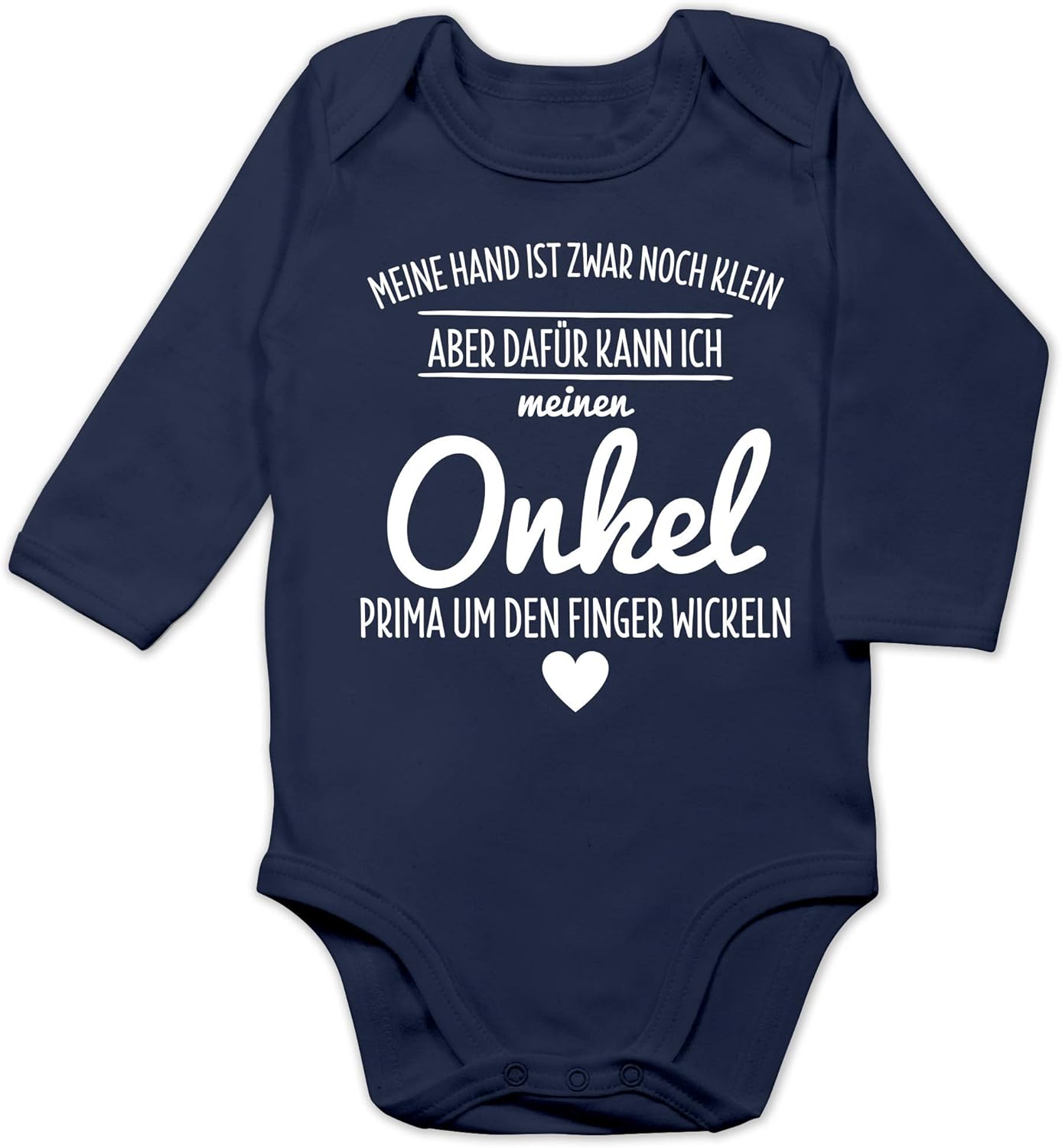 Shirtracer Statement Sprüche Baby Onkel um den Finger Wickeln