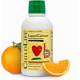 ChildLife Essentials Liquid Calcium for Kids with VIT D &amp; Magnesium, 16 oz | Zinc, Baby and Toddler Formula, Orange Flavor, Healthy Growth and Development, Dietary Supplement