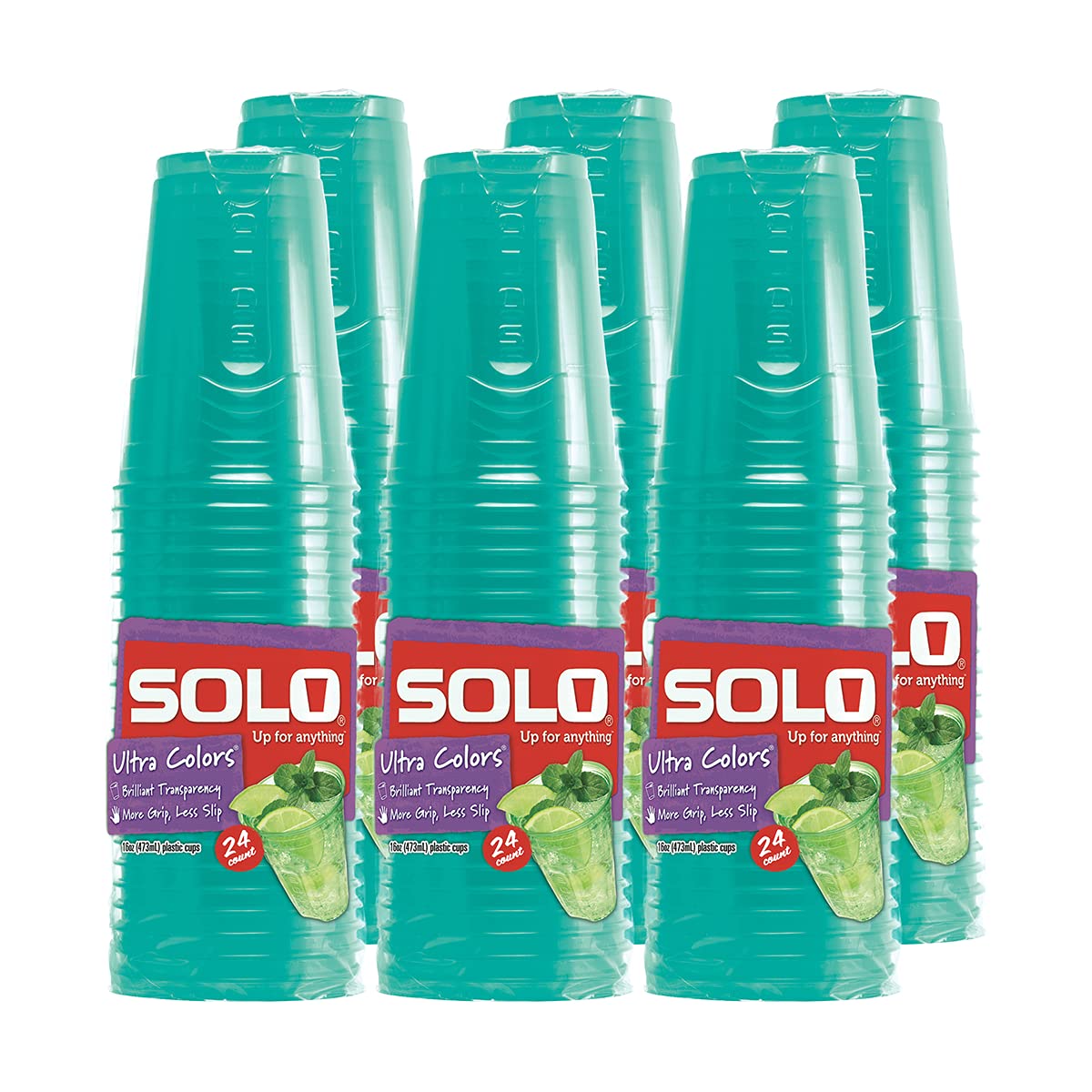 Cup Company Ultra Color Cups, 16 Ounce, 144 Count