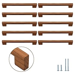 Evionlin Walnut Square 5 in 10 pcs Wooden Drawer