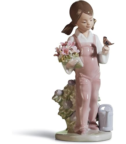 Amazon.com: LLADRÓ Glossy Porcelain Figure Pretty Pickings of a