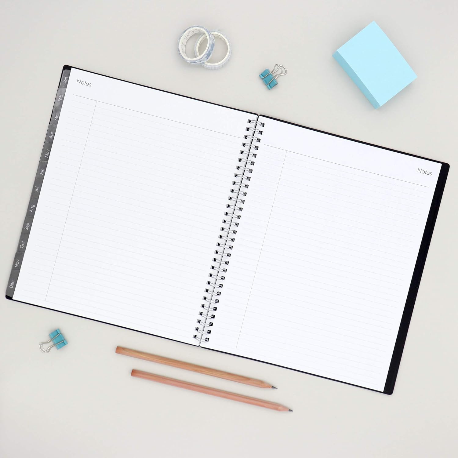 Blue Sky 2021 Monthly Planner, Flexible Cover, Twin-Wire Binding, 8" x 10", Enterprise (124099) : Office Products