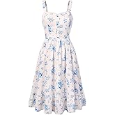 Belle Poque Floral Dress for Women Summer Wedding Guest Dresses 2026 Tea Party Dress Flowy Sundress with Pockets