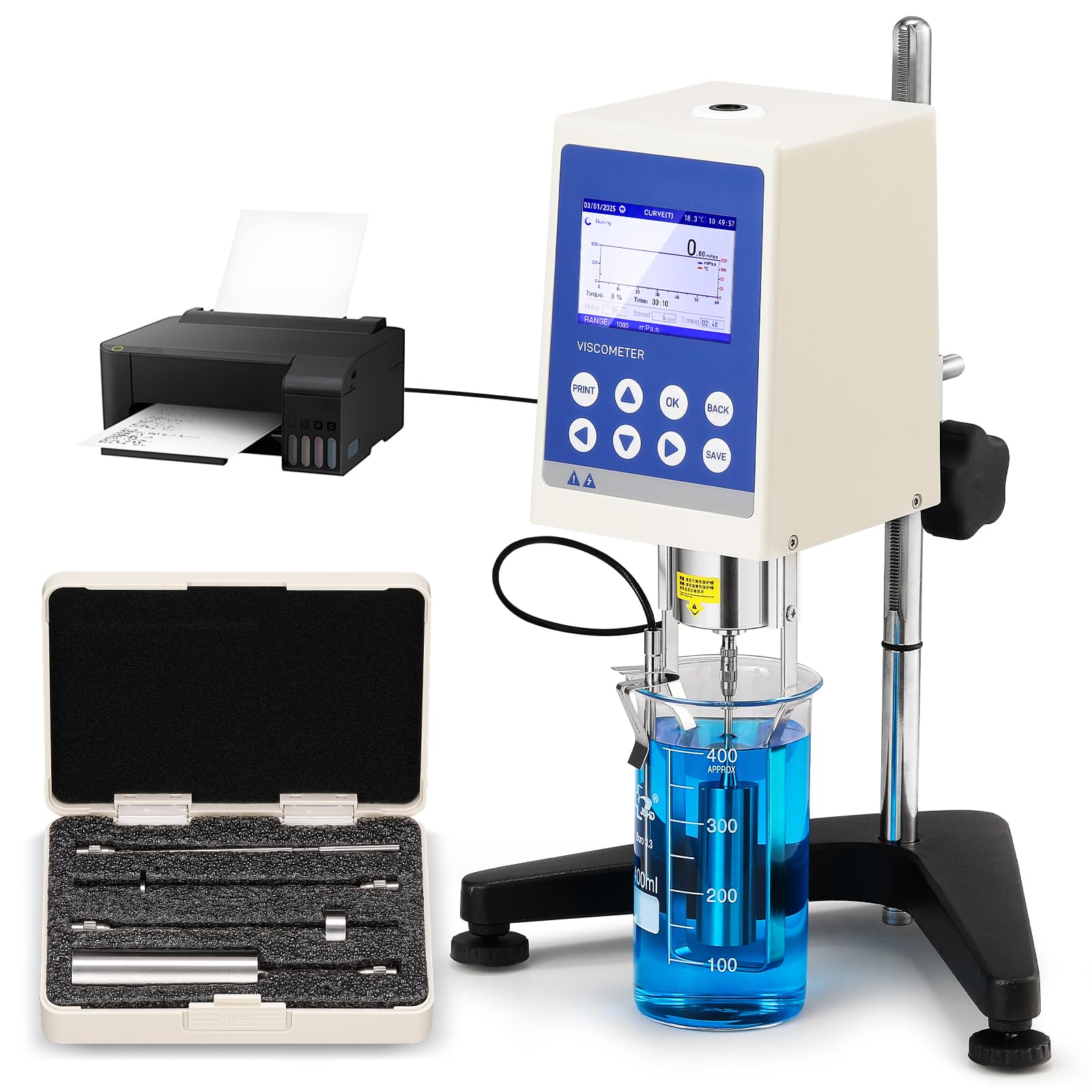 CGOLDENWALL Viscometer Digital Rotational Viscosity
