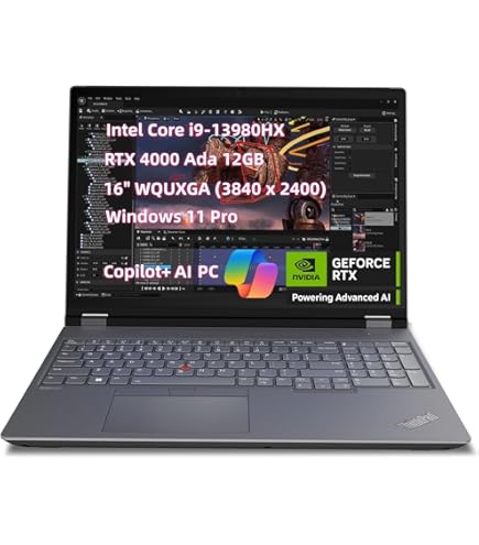 Amazon.com: Lenovo ThinkPad P1 Gen 6 Mobile Workstation Laptop