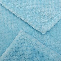 Fuzzy Throw Blanket, Plush Fleece Blankets for