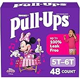 Pull-Ups Girls' Potty Training Pants, Size 5T-6T Training Underwear (50+ lbs), 48 Count