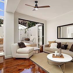 Sofucor 52 Inch Solid Wood Ceiling Fans with Lights