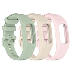 Gheper 3PCS Soft Silicone Bands Compatible with