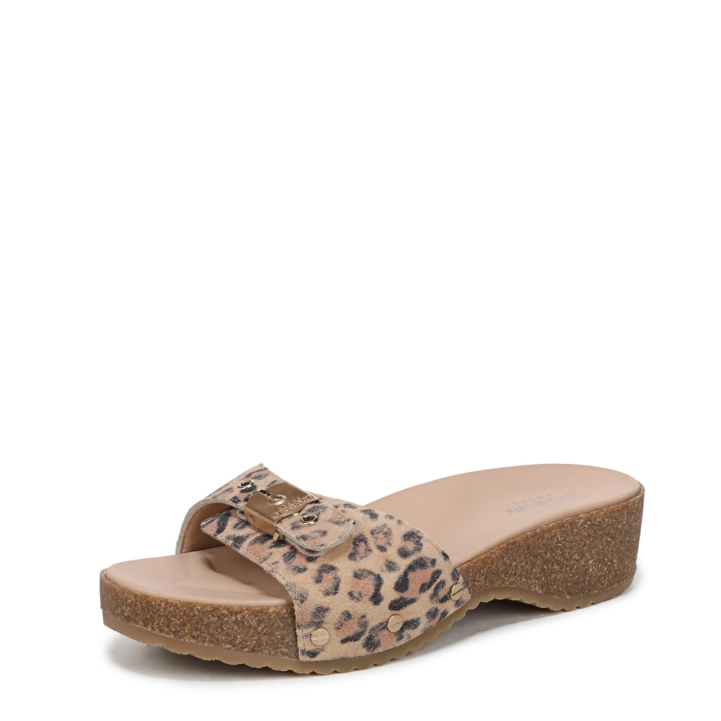 Dr. Scholl’s Women’s Original Flex Slide Sandal Black/Brown 8 M