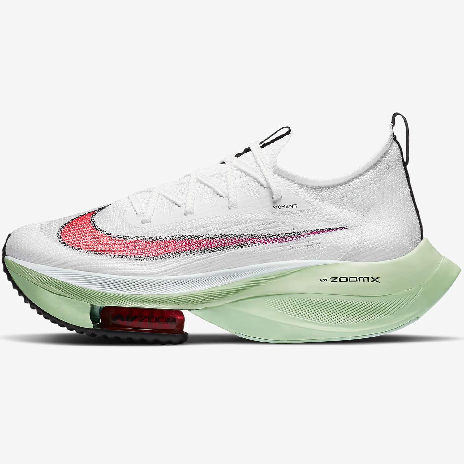 Amazon Co Jp Nike Cz1514 100 Air Zoom Alpha Fly Next W Air Zoom Alphafly Next White Jade Aura Flash Crimson Cz 1514 100 White Shoes Bags