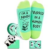 Zmart Funny Socks for Women Men - Sloth Monkey Gifts, Wolf Panda Fox Socks for Teens