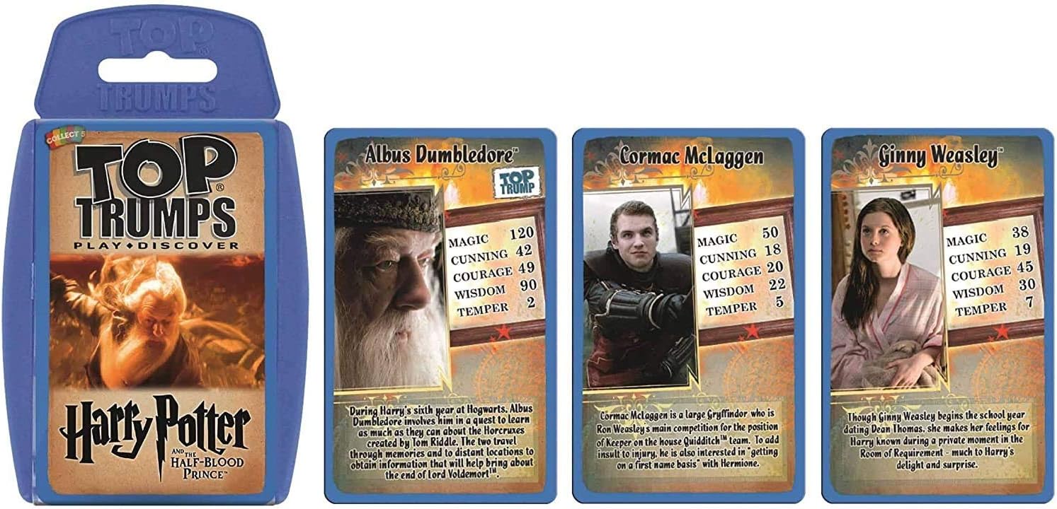 Winning Moves Top Trumps Harry Potter and The Half Blood Prince, Dark and Earthy Tones, Medium - Image 3