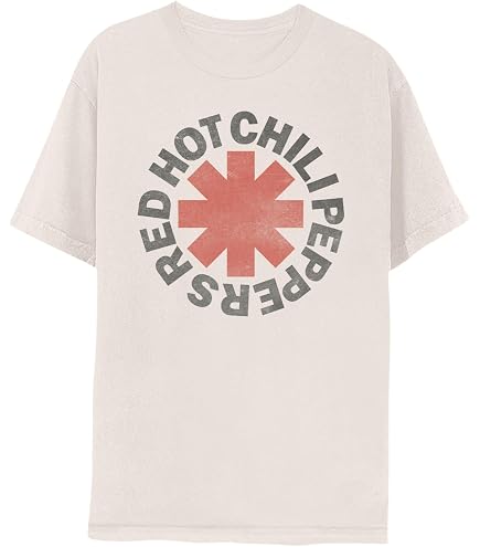 Red Hot Chili Peppers Vintage Distressed Asterisk T-Shirt Small