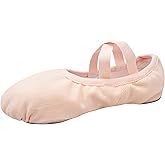 STELLE Ballet Shoes for Women Highly Stretch Canvas Dance Slipper Yoga Shoes for Girls/Adults