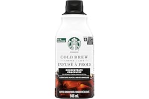 STARBUCKS Cold Brew Coffee Concentrate, Signature Black, 0.9 L
