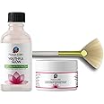 Planet Eden 50% Glycolic Acid Chemical Skin Peel Kit with Antioxidant Recovery Cream and Fan Brush - Diminish the look of Dark Spots, SUN DAMAGE, Wrinkles/fine lines, Age/Dark Spots