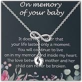 PLITI Miscarriage and Pregnancy Loss Necklace - Infant Loss Sympathy Memorial Feet Necklace for Mothers