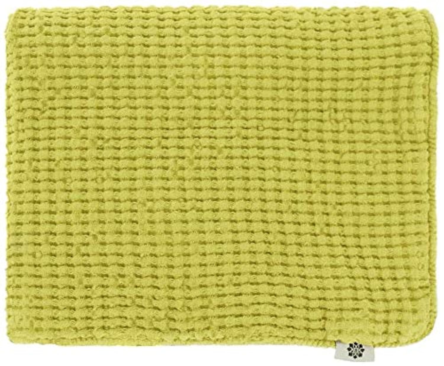 Linen & Cotton Cushion Cover Pillow Case Enzo with Invisible Zipper - 48% Linen, 52% Cotton, Yellow (40 x 60 cm) Decorative Rectangular Waffle Pillowcase for Sofa Bed Bedroom Living Room Home Decor