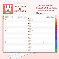 SUNEE 2025 Weekly and Monthly Planner - from