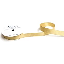 Ribbli Gold Double Faced Purl Ribbon,Luxury Glitter