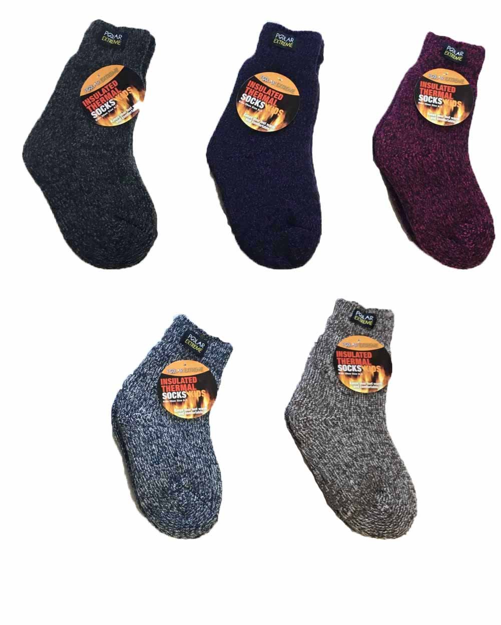 Buy Polar Extreme Thermal Socks for Kids Insulated Thermal Socks