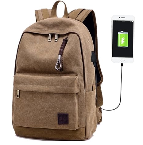 moca canvas backpack