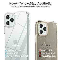 LoeoeL for iPhone 11 Pro Case Clear, Transparent
