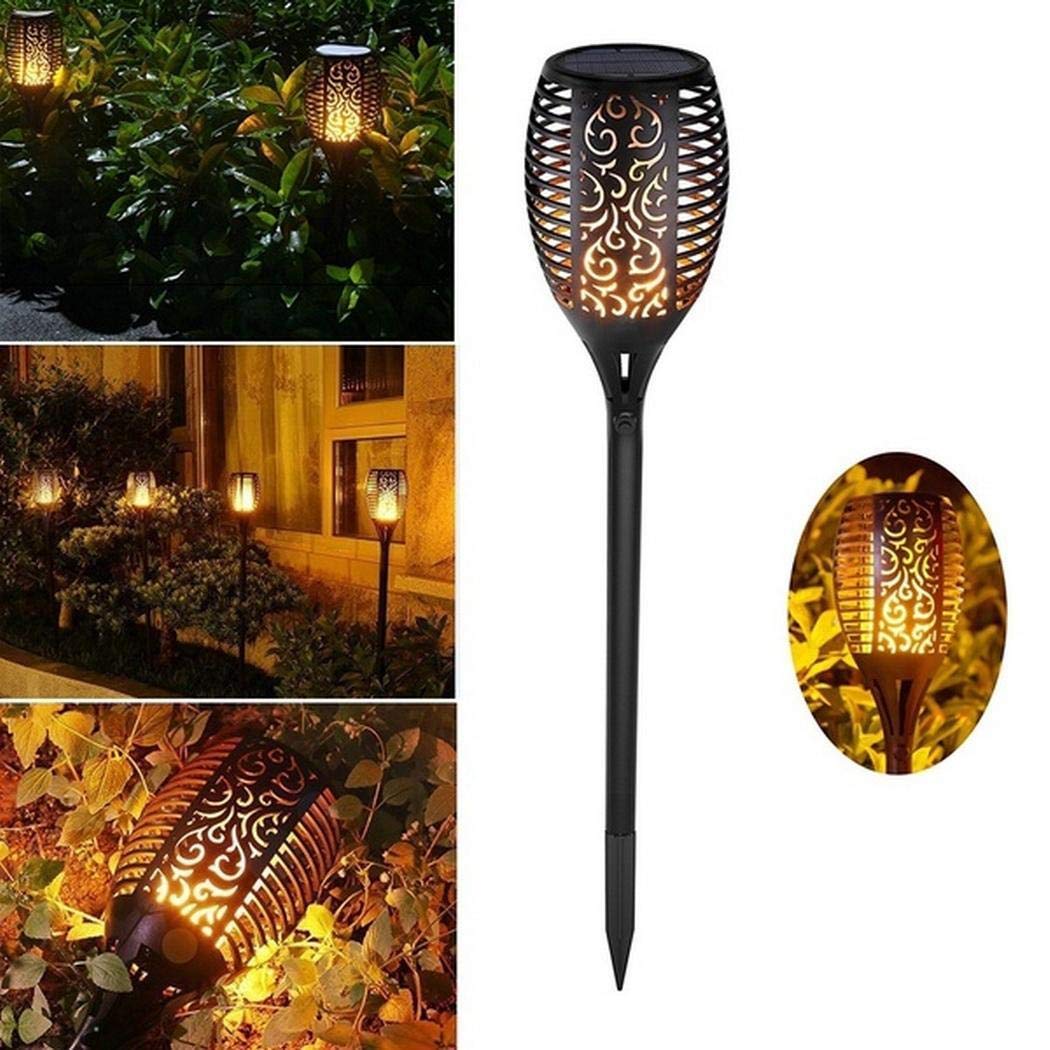 Pinsparkle Outdoor Lighting Solar LED Flame Lamp Garden Lawn Landscape Light Landscape Lighting & Accessories