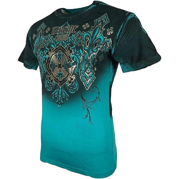 Xtreme Couture by Affliction Men's T-Shirt PULVERIZE Biker MMA