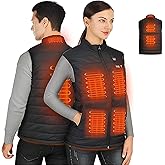 IHeat Heated Vest for Men and Women,Lightweight Rechargeable Electric Heating Vest with 10000mAh Battery Pack
