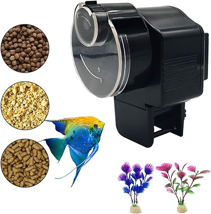 Amazon Com Bnzaq Automatic Fish Tank Feeder Aquarium Auto