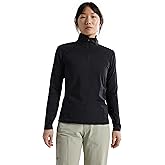 Arc'teryx Rho Zip Neck Women's - Versatile Lightweight Base Layer - Black, Medium