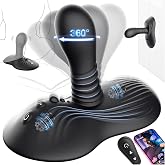 Prostate Massager Anal Dildo Anal Toys, BEISAR AI Sync Riding Grinding Dildos Adult Toys with 9 Rotating &amp; Vibrating Suction Cup, Butt Plug Male Sex Toys for Men Sex Toy G Spot Vibrator Gags &amp; Muzzles
