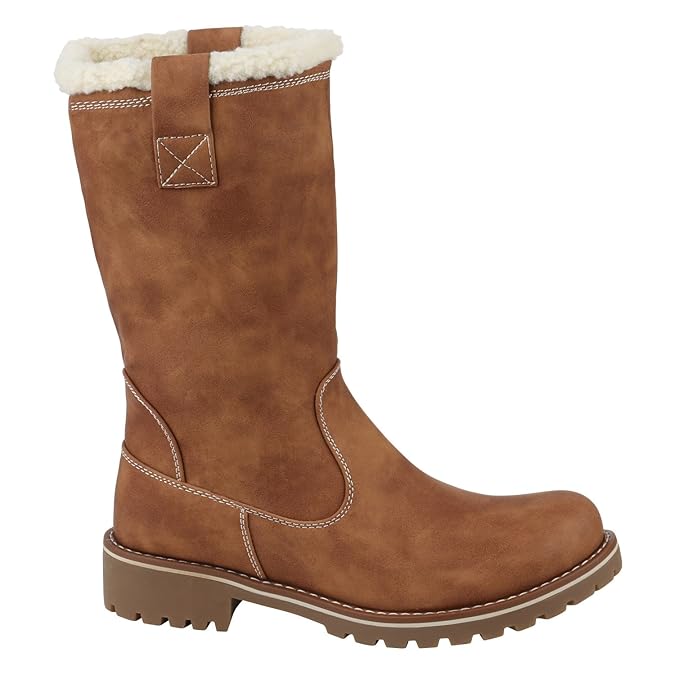 Stiefelparadies Damen Winterstiefel Warm Gefüttert Flandell