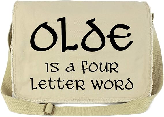 olde book messenger bag